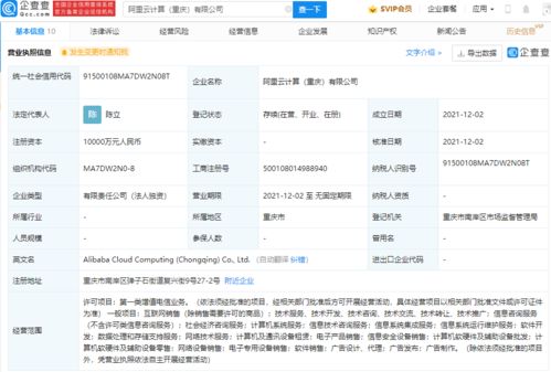 阿里云深耕西南 重庆新公司赋能数据处理与存储服务新格局